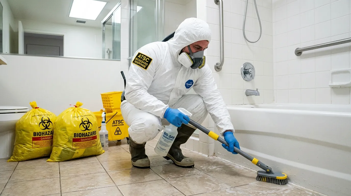 Decontamination equipment deployed for Blood Cleanup in Seguin